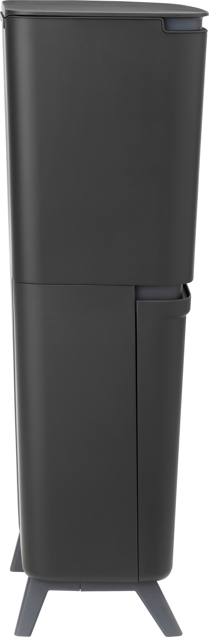 Brabantia SortUp Recycle Hi Mülleimer 20+25L Grau linke seite