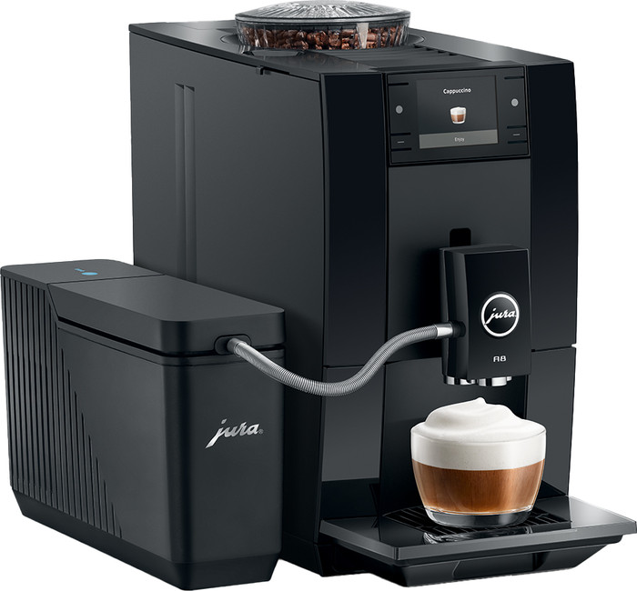 JURA A8 Piano Black (EA) linke seite