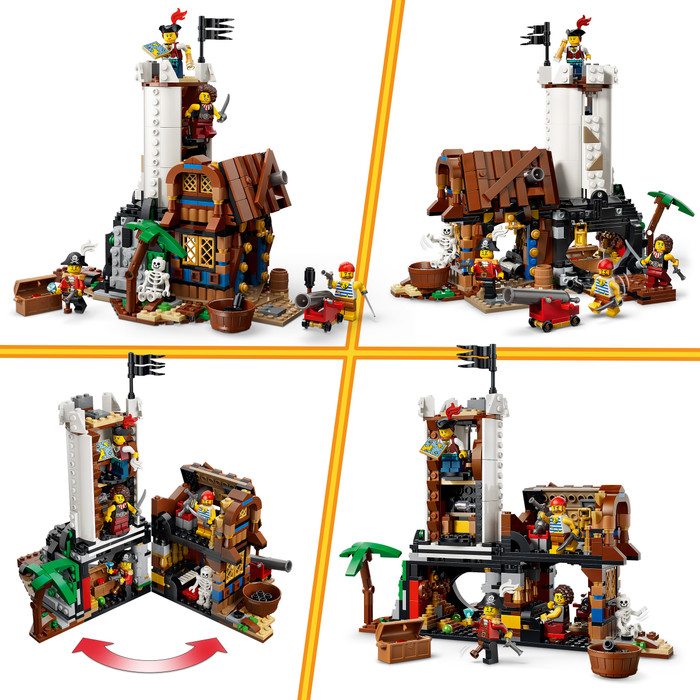 LEGO Creator 3-in-1-Sets Legendäres Piratenschiff 31387 produkt in gebrauch