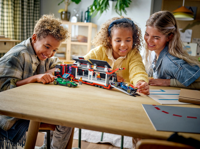 LEGO City F1 Set produkt in gebrauch