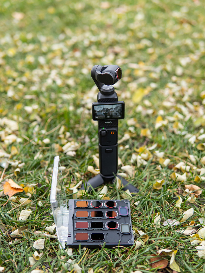 Freewell DJI Osmo Pocket 3 Filters Mega Kit 14-pack product in use
