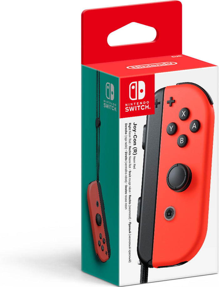 Nintendo Switch Joy-Con Rechts Neon-Rot null