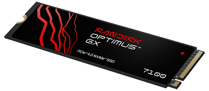 SANDISK Optimus GX 7100 2TB NVMe-SSD vorne