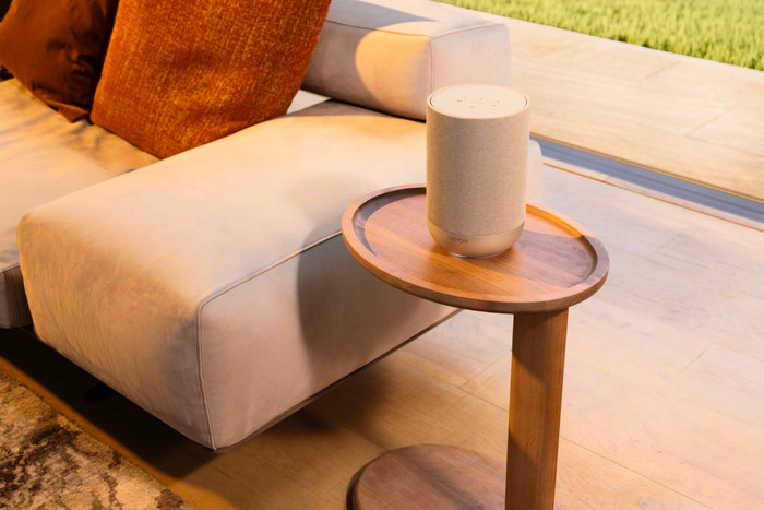 Denon Home 200 Silver product in use