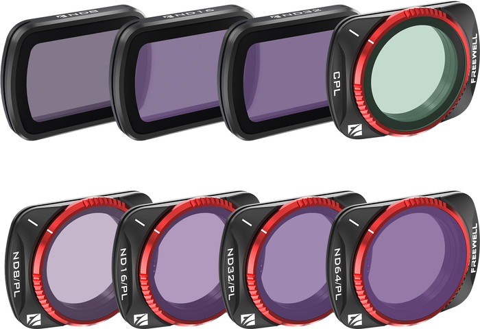 Freewell DJI Osmo Pocket 3 Filters All Day 8-pack Main Image