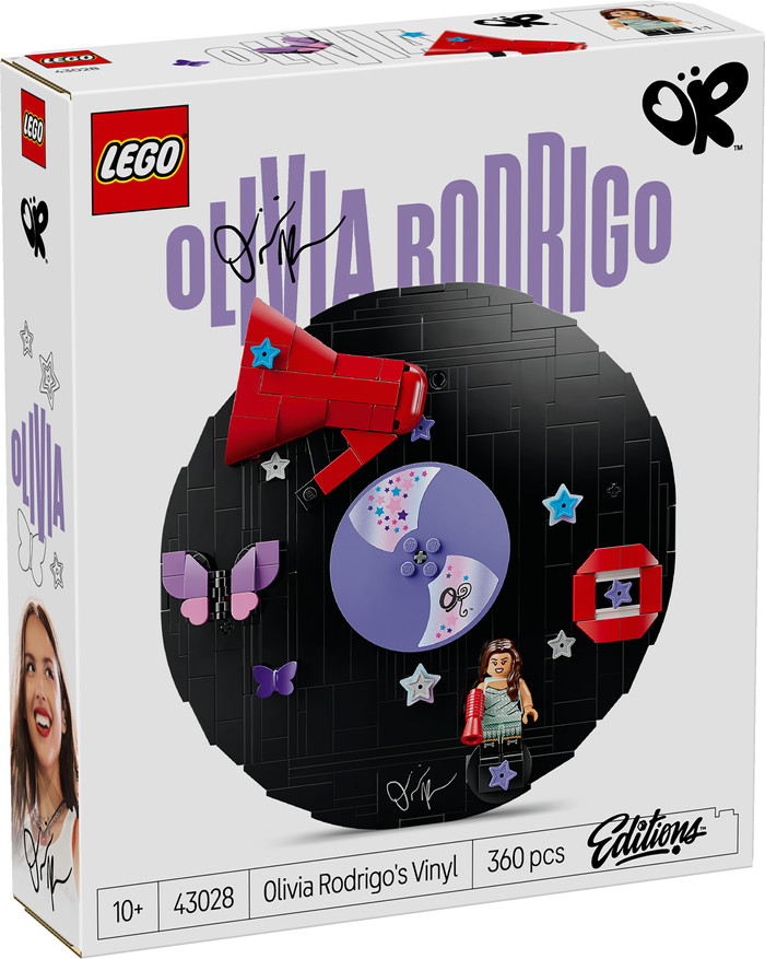 LEGO Editions Olivia Rodrigos Schallplatte 43028 verpackung