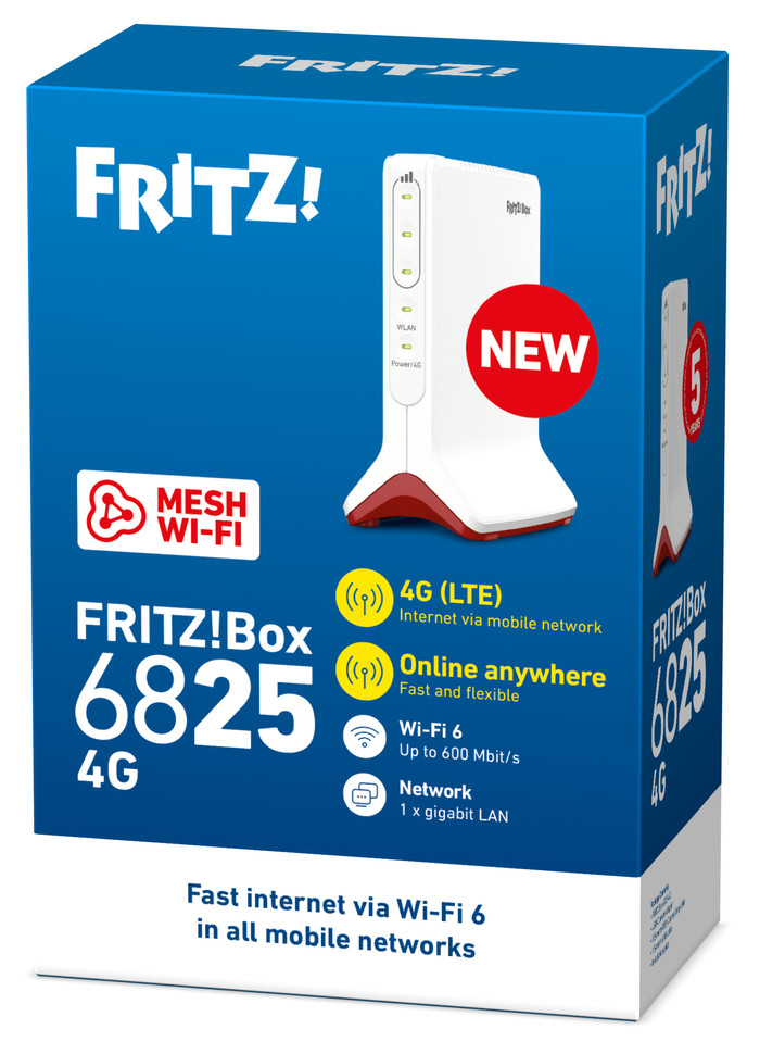 FRITZ!Box 6825 4G verpackung