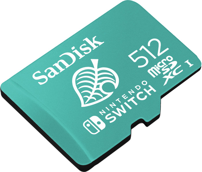 SanDisk MicroSDXC Extreme Gaming 512GB Animal Crossing (Nintendo Licensed) front