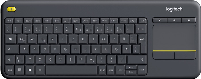 Logitech K400 Plus Wireless Touch Schwarz QWERTZ Main Image