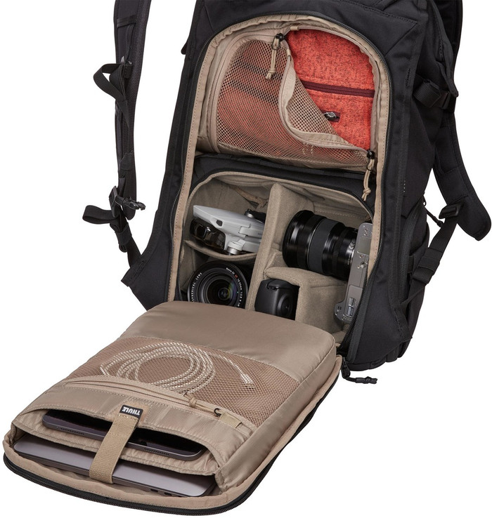 Thule Covert DSLR Kamera Reiserucksack 24L Schwarz innen
