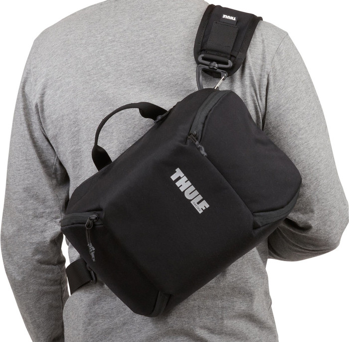 Thule Covert DSLR Kamera Reiserucksack 24L Schwarz produkt in gebrauch