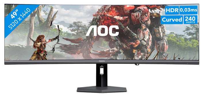 AOC AGON PRO AGP497UCZD QD-OLED Curved Main Image