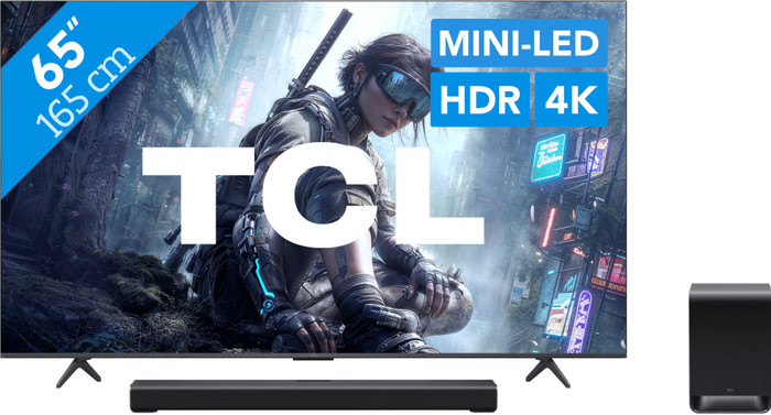 TCL QD Mini LED 65" T8D (2026) + TCL S60K Main Image