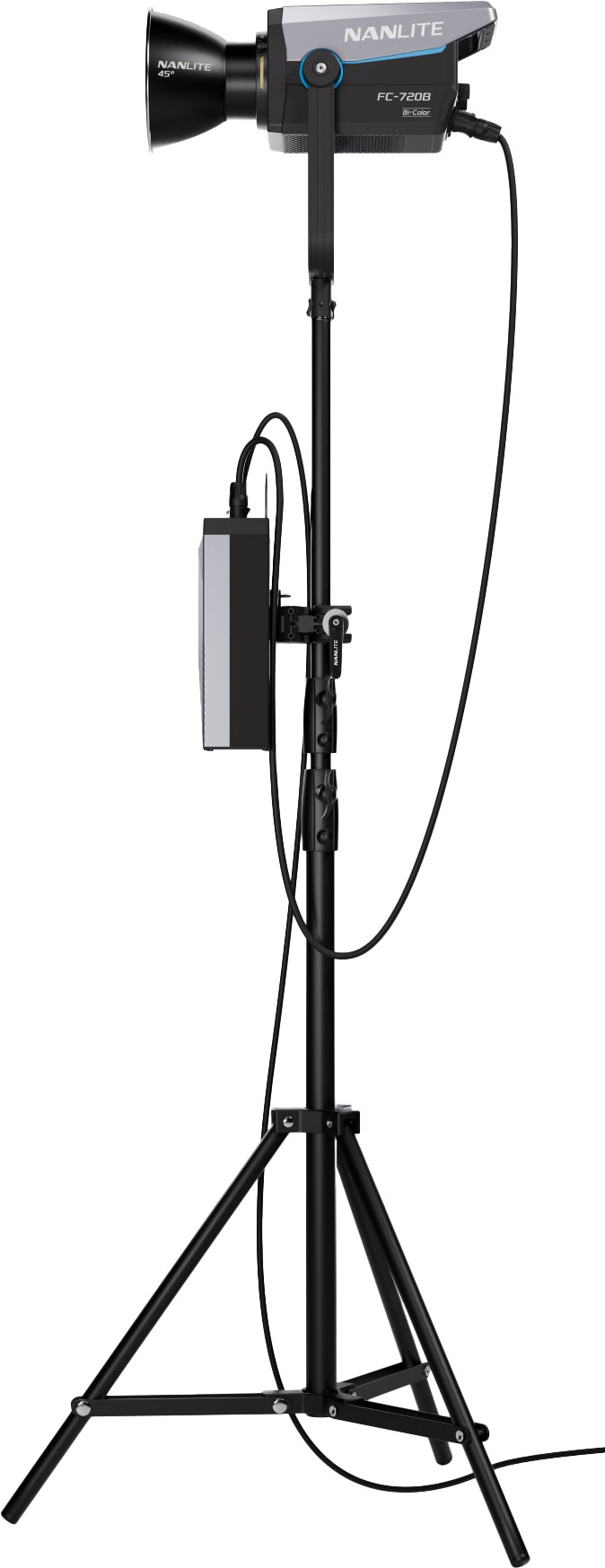 Nanlite FC-720B LED Bi-Color Spot Light right side