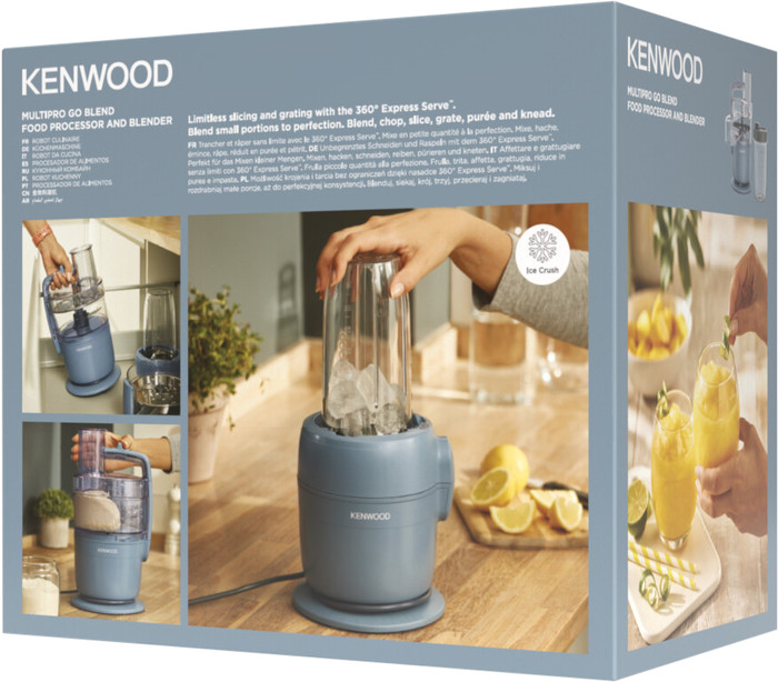 Kenwood Multipro Go FDP23.380GY Storm Blue packaging