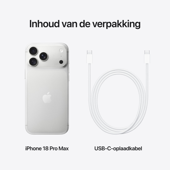 Apple iPhone 18 Pro Max 2TB Silver visual supplier