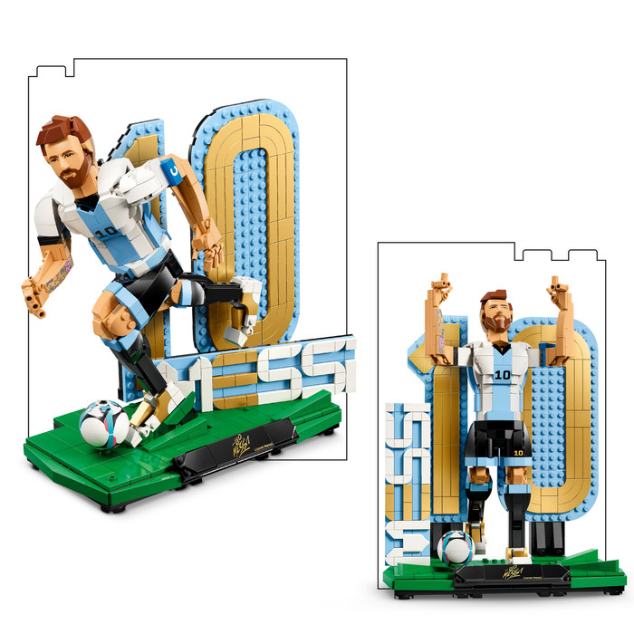 LEGO Editions Lionel Messi - Football Legend 43015 product in use