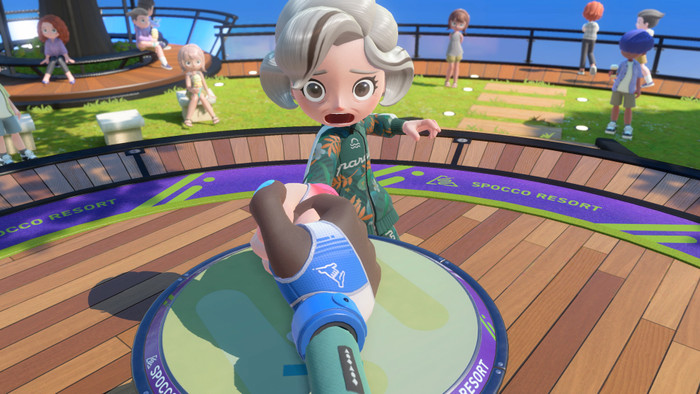 Nintendo Switch Sports Resort Nintendo Switch 2 produkt in gebrauch