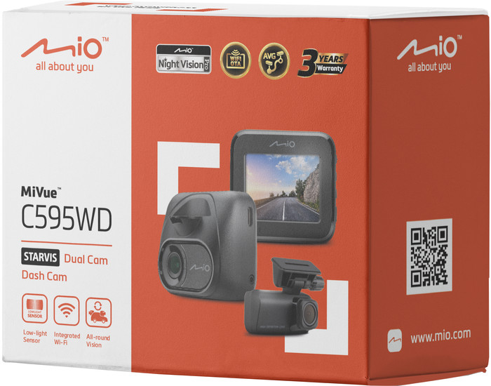 Mio MiVue C595WD Dual packaging