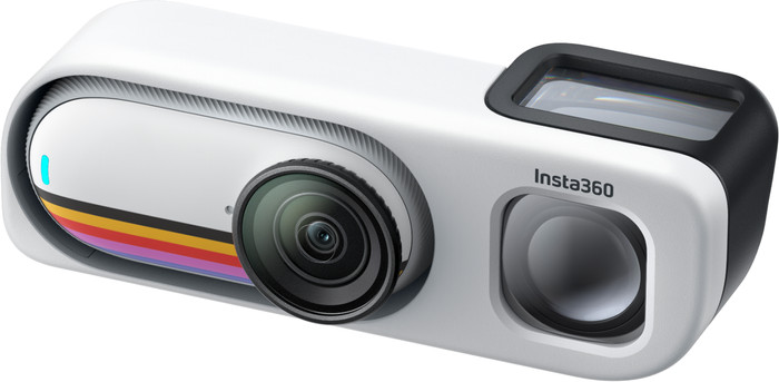 Insta360 GO 3S Retro-Bundle Weiß 128 GB vorne