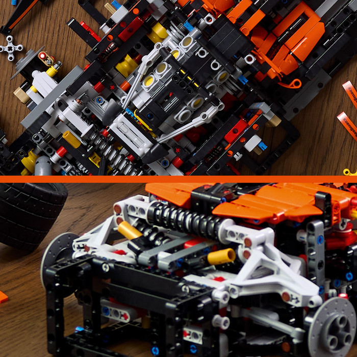 LEGO Technic Koenigsegg Sadair's Spear Hypercar 42232 produkt in gebrauch