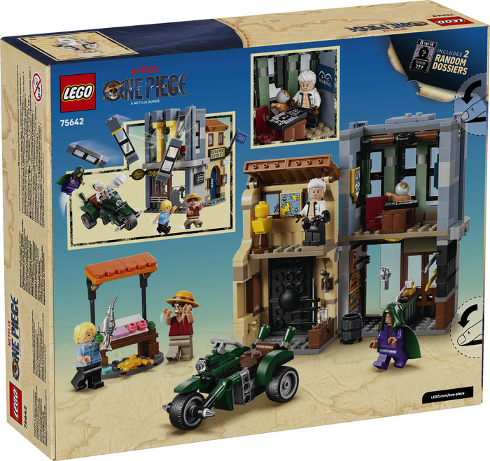 LEGO One Piece Showdown mit Kapitän Smoker 75642 verpackung