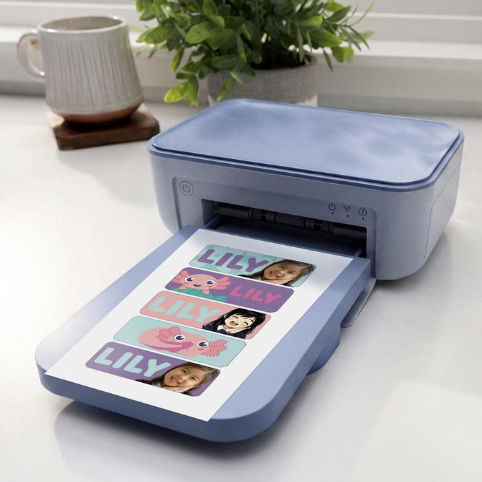 Cricut Sticker Pack for StickerPix Print product in use