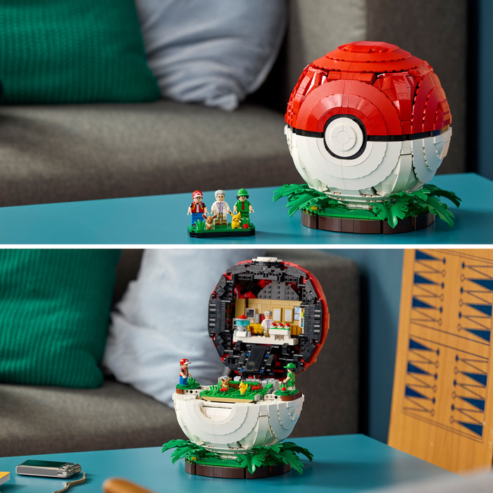 LEGO Pokémon Pokéball mit Beeindruckenden Trainermomenten 72154 produkt in gebrauch