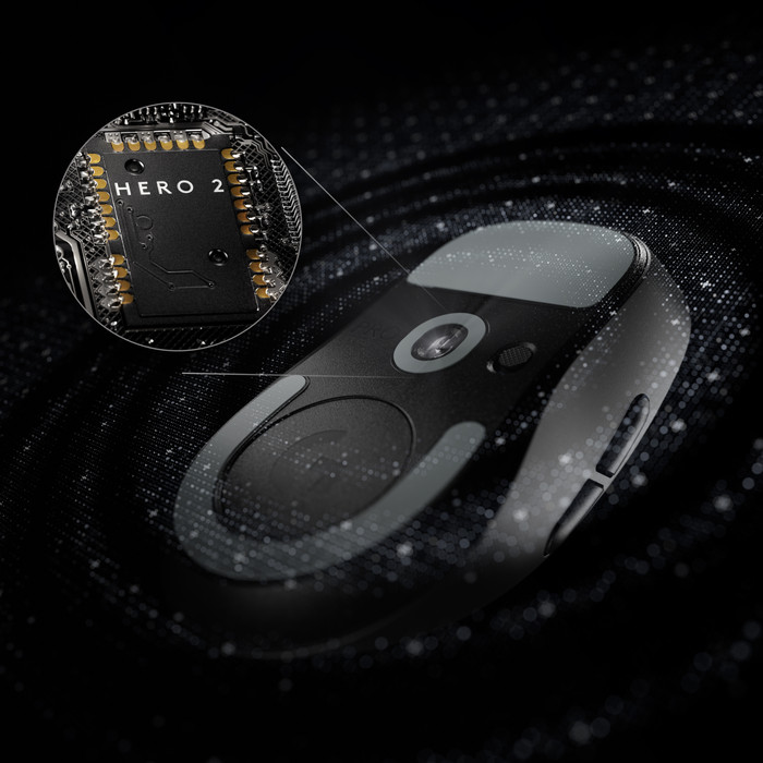 Logitech G PRO X Superlight 2 DEX SE Lightspeed Schwarz detail