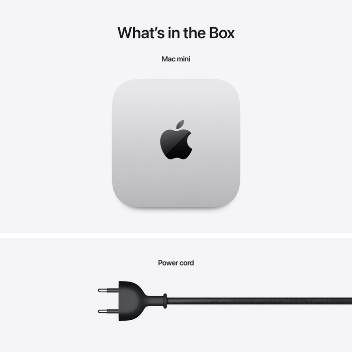 Apple Mac mini (2024) M4 (10-core CPU/10-core GPU) 24GB/512GB packaging