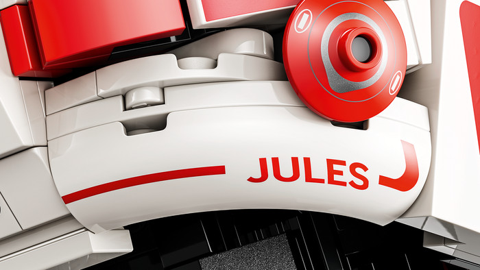 LEGO Editions Scuderia Ferrari HP Charles Leclerc Helm 43014 detail