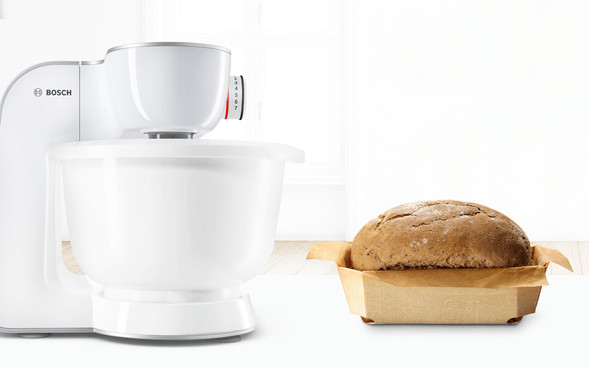 Bosch MUZ5KR1 Kunststoff-Rührschüssel 3,9 l produkt in gebrauch