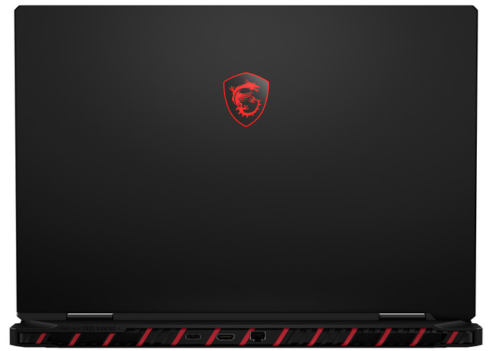 MSI Raider 18 Max HX A2WI-1075 - 18" - Intel Core Ultra 9 - 32GB RAM/2TB SSD - RTX 5080 rückseite