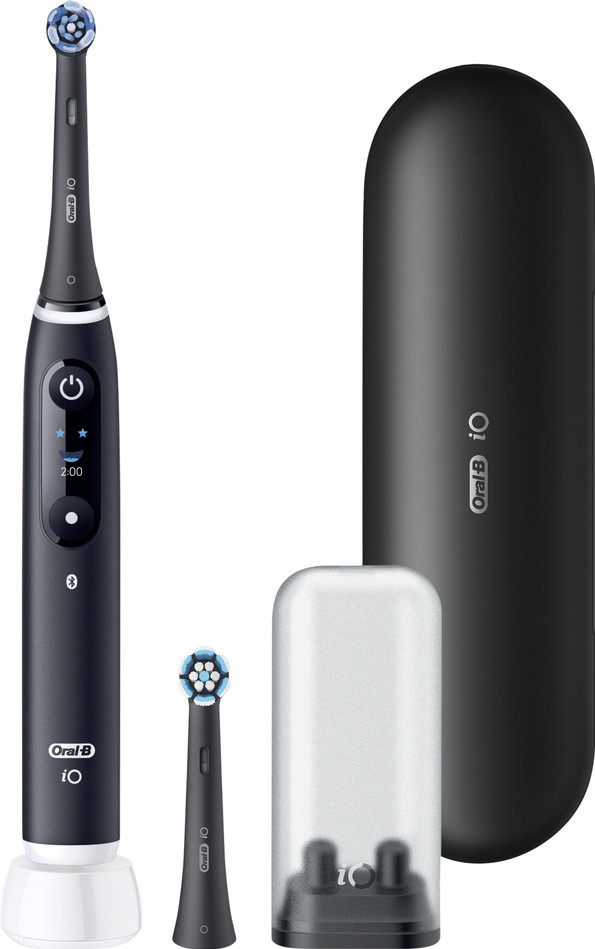 Oral-B iO 6N Black + Extra iO Gentle Care Brush Attachment Main Image