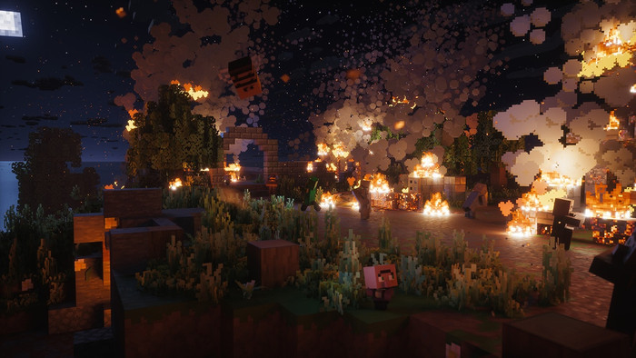 Minecraft Dungeons II Nintendo Switch 2 product in use
