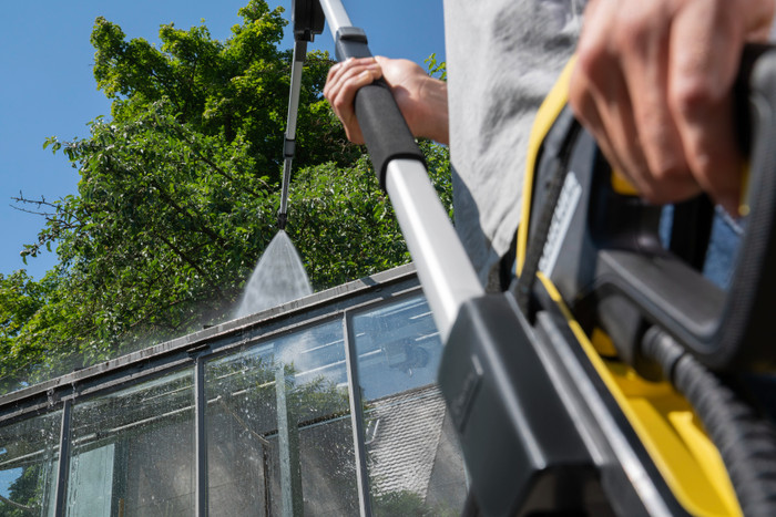 Kärcher-Teleskopstrahlrohr TLA 4 produkt in gebrauch