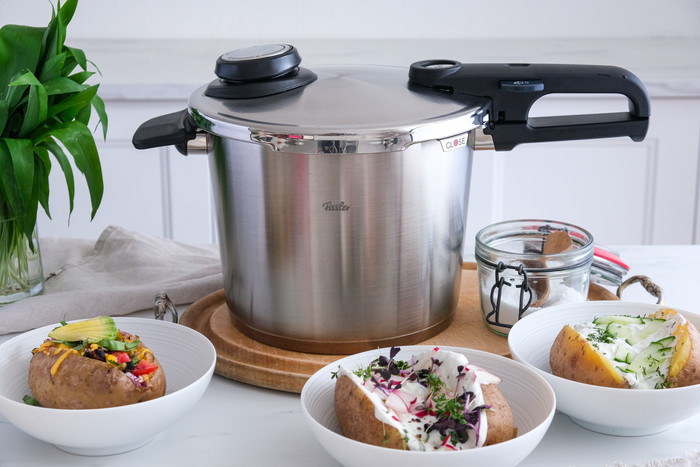 Fissler Vitavit Premium Schnellkochtopf 6,0 L produkt in gebrauch