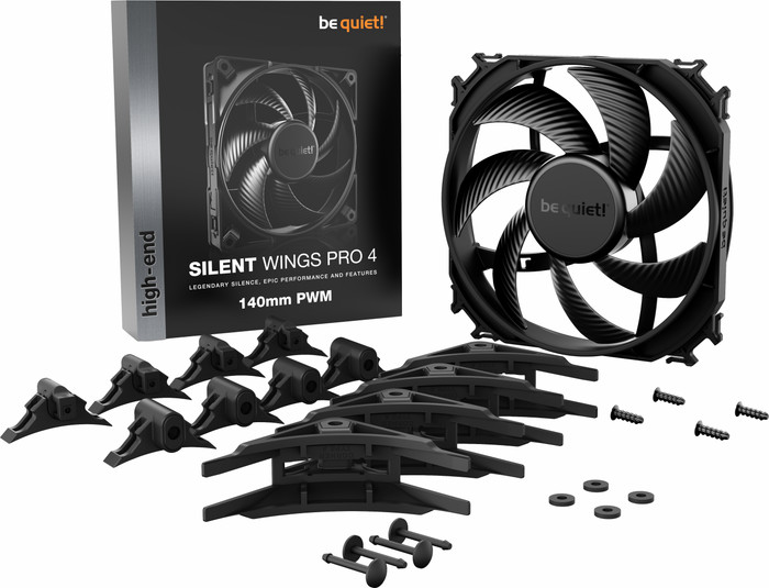 be quiet! SILENT WINGS PRO 4 140 mm PWM zubehör
