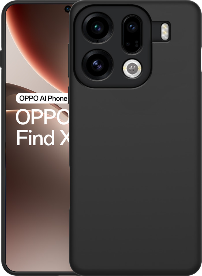 Just in Case Rugged OPPO Find X9 Pro Back Cover Black front