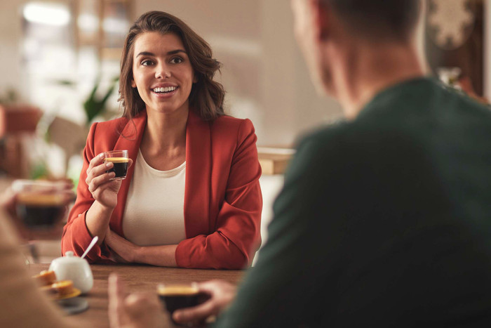 Philips Senseo Select CSA230/90 Rot produkt in gebrauch