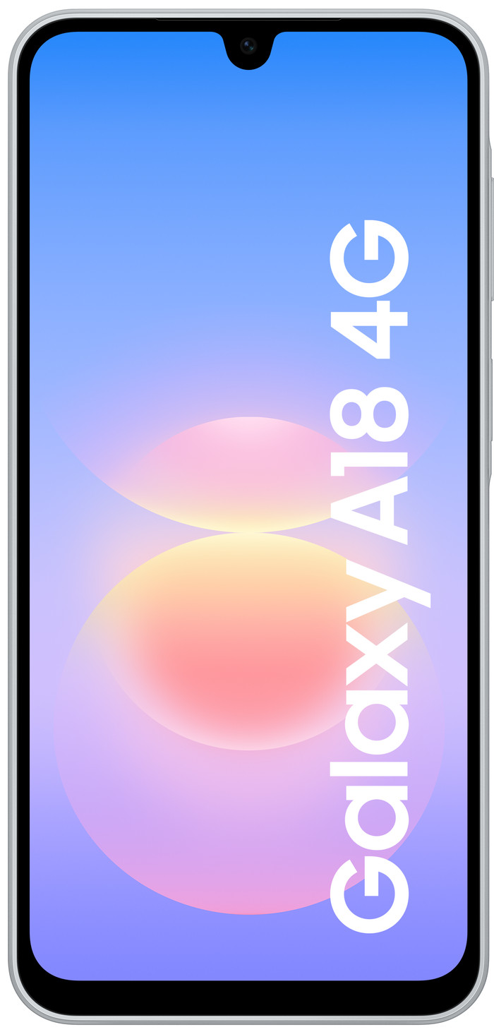Samsung Galaxy A18 128GB Silber 4G vorne