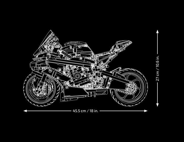 LEGO Technic BMW M 1000 RR 42130 detail
