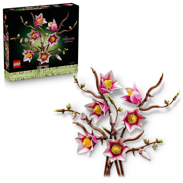 LEGO Botanicals Magnolienzweige 11510 rechte seite