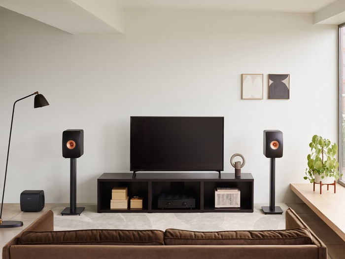 KEF KC62 Black product in use