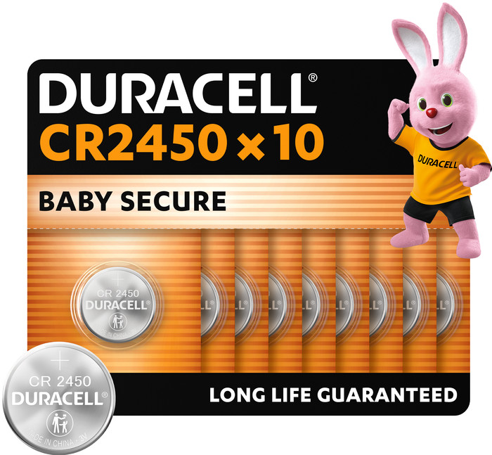 Duracell Specialty CR2450 lithium button cell batteries 3V 10 pieces Main Image