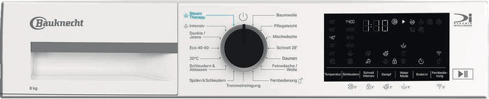 Bauknecht B W 8A10 BS + Bauknecht BD 8D WWS detail