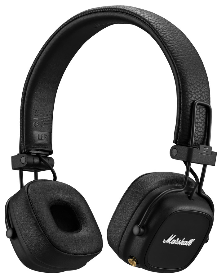 Marshall Major IV Schwarz vorne