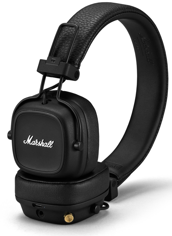 Marshall Major IV Schwarz detail