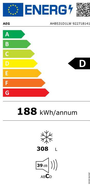 AEG AHB531D1LW energy label