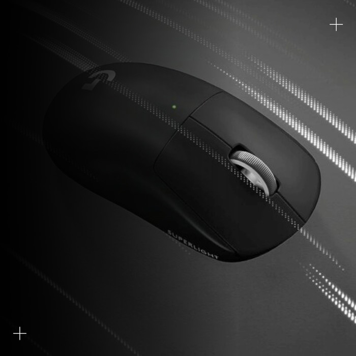 Logitech G PRO X Superlight 2 Lightspeed Kabellose Gaming-Maus Schwarz visueller lieferant